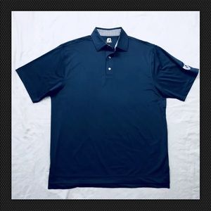 FOOTJOY Men’s Polo Golf Shirt Navy Blue Large